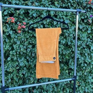 Zara - Mustard Yellow Corduroy Pants ✨